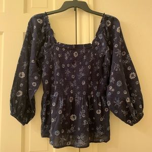 Madewell Puff Sleeve Top